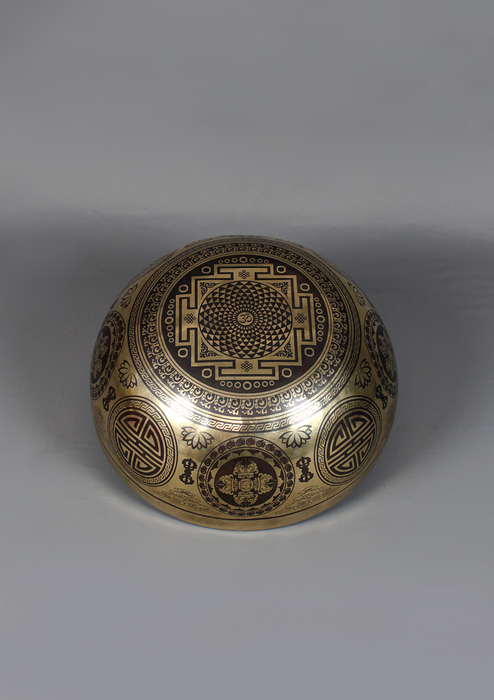 Guru Rinpoche  Thangka Arts Painting Singing Bowl 9"