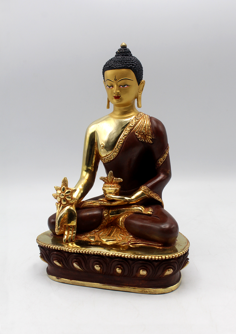 Gold Plated Medicine Buddha Statue