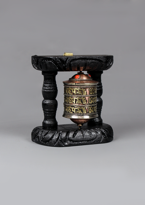 OM Mani Prayer Wheel  Wall Hanging