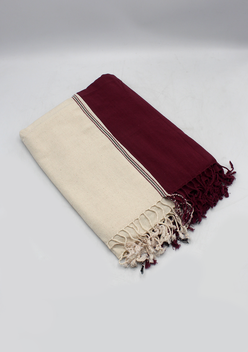 Cotton  Buddhist Nagpa Shawl