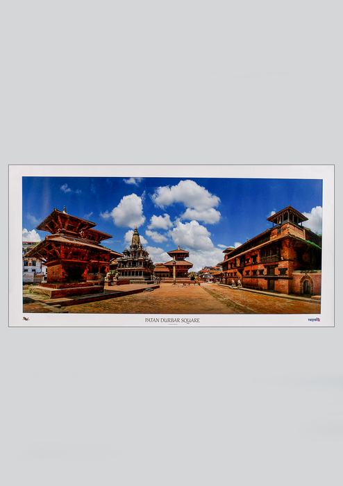 Patan Durbar Square Panaromic Poster