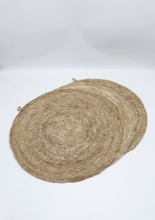 Hemp Round Mat 14" from Rolpa