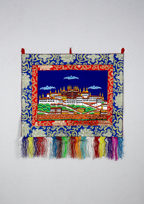 Embroidery Potala Palace Brocade Wall Hanging