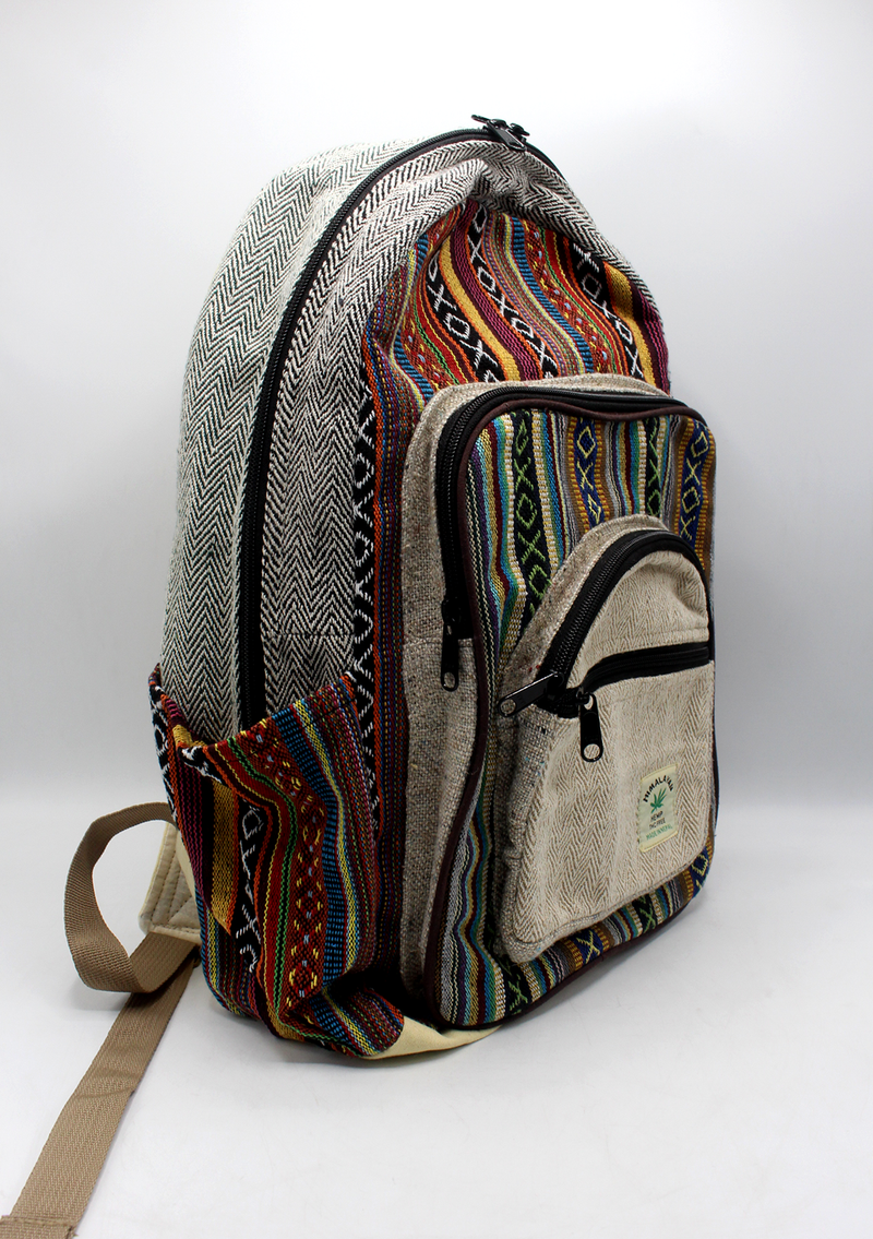 Multi Pocket Gheri Hemp Rucksack