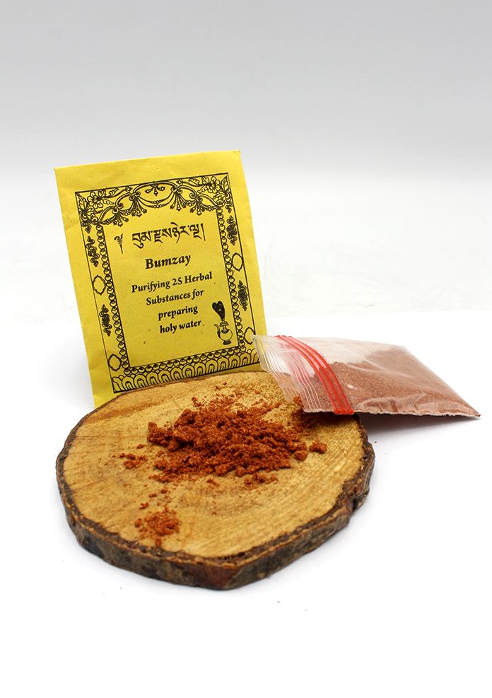 Purifying 25 Herbal Substances for preparing holy water.