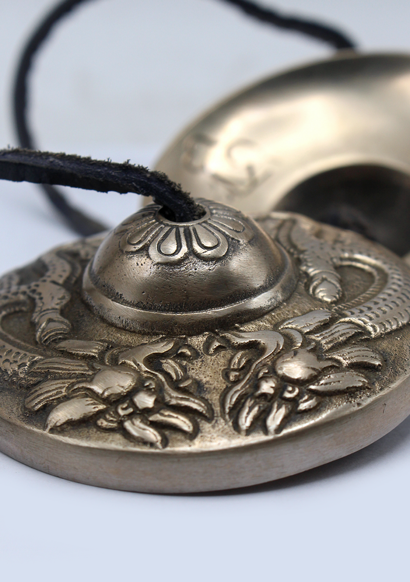 Handcrafted Dragon  Fine Quality Tingsha Cymbals