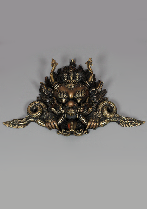 Brass Chhepu Wall Hanging Mask