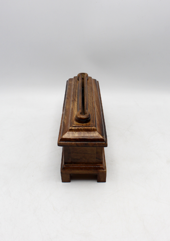 Om Mani Crafted Wooden Incense Burner