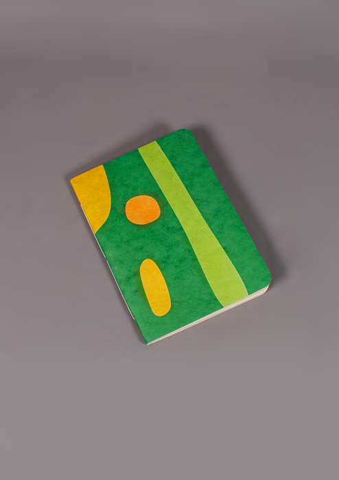 Geometric Circles Design Lokta Paper Journal