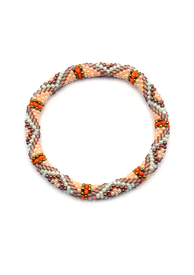 Dhaulagiri  Roll on Beads Bracelet Gift Set of 3 in Eco-Friendly Jewelry Box