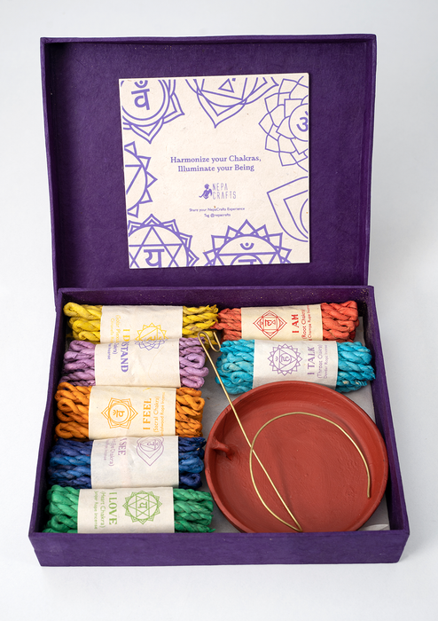 Seven Chakra Rope Incense Premium  Gift Box