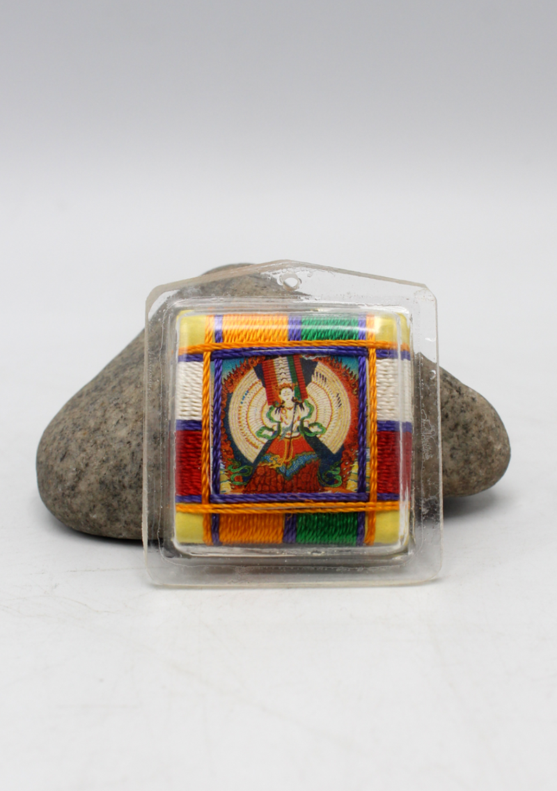 White Umbrella Tara Sungkhor Protection Amulet