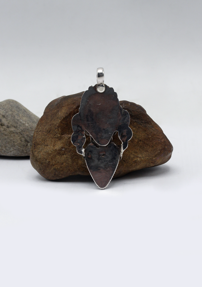 HandCrafted  Turquoise Dragon Pendant by Pratap Shakya