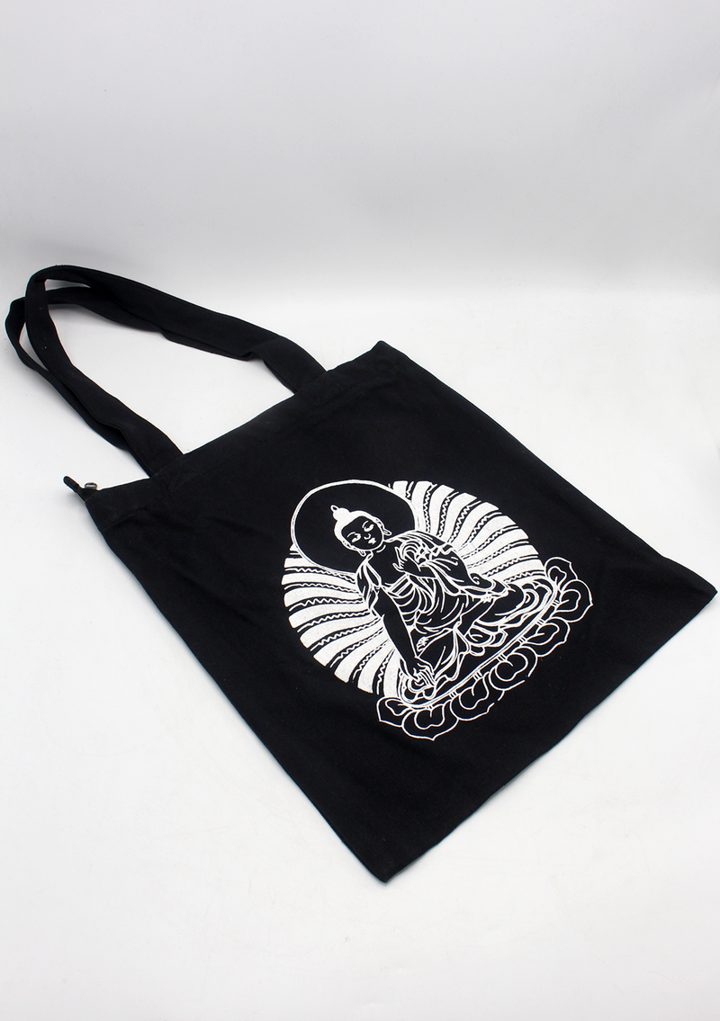 Cotton Buddha Printed Tote Bag