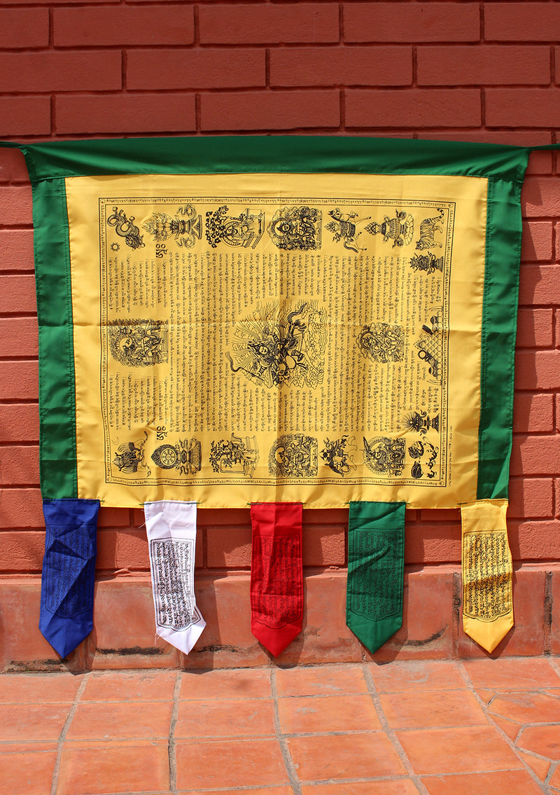 Ling Gesar Tibetan Cotton Banner Prayer Flags