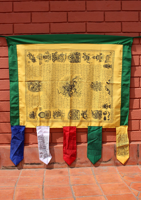 Ling Gesar Tibetan Cotton Banner Prayer Flags