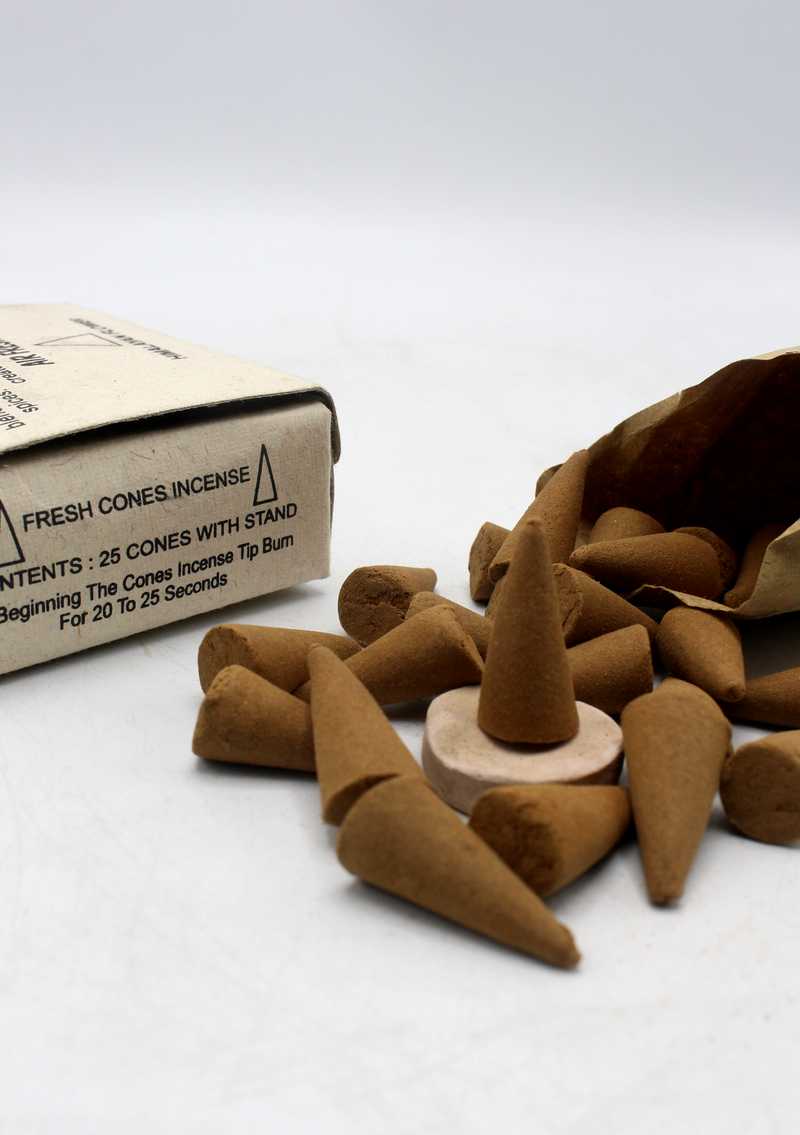 Himalayan Flower Tibetan Natural Cone Incense