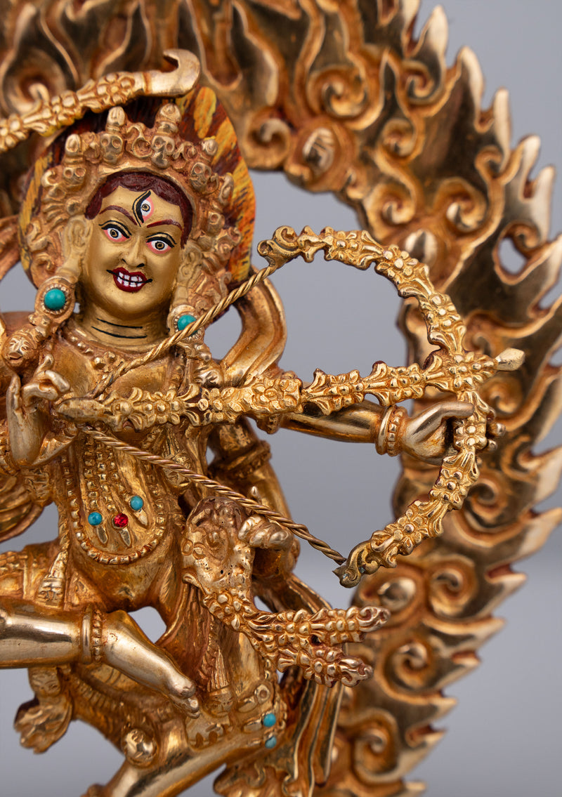 Fully Gold Plated Kurukulla Statue