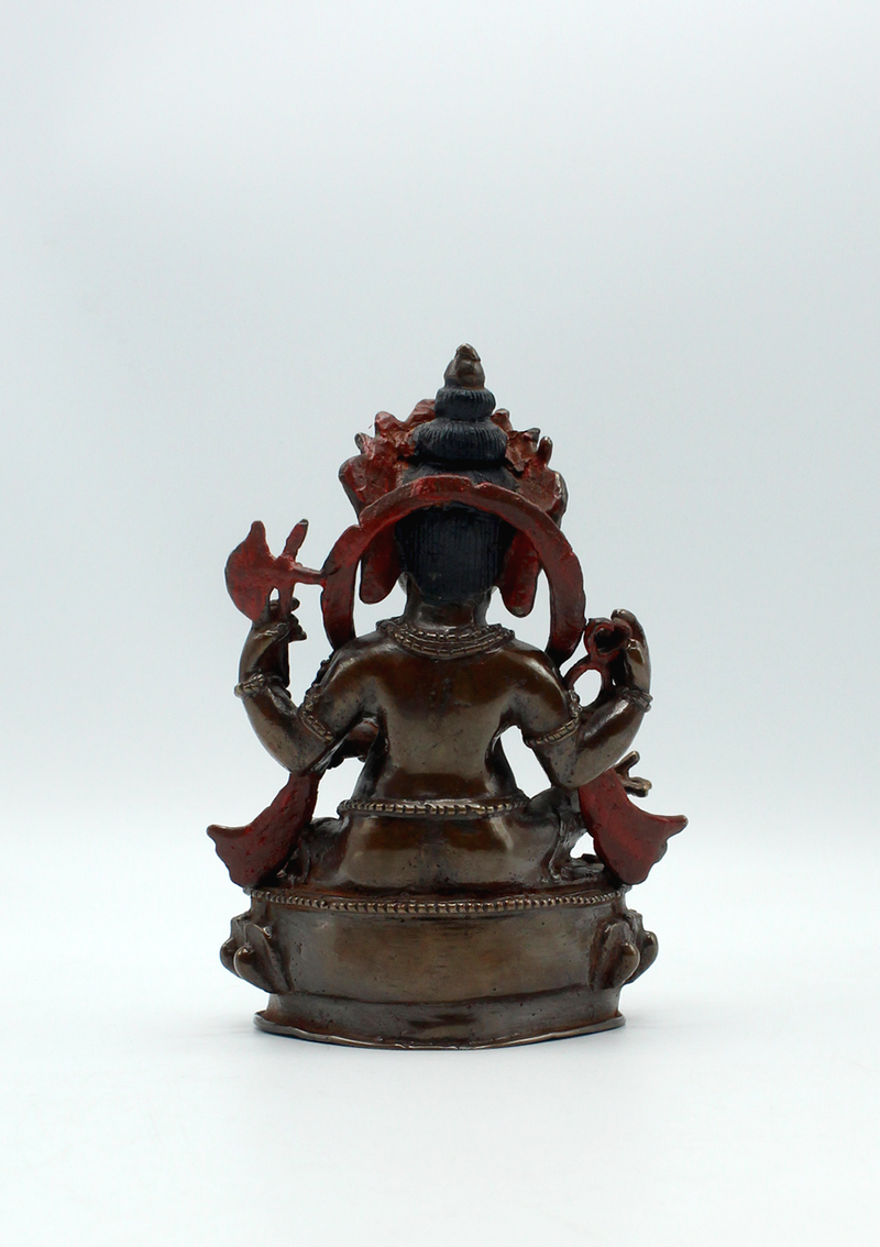 Copper Oxydized  Ganesha Statue