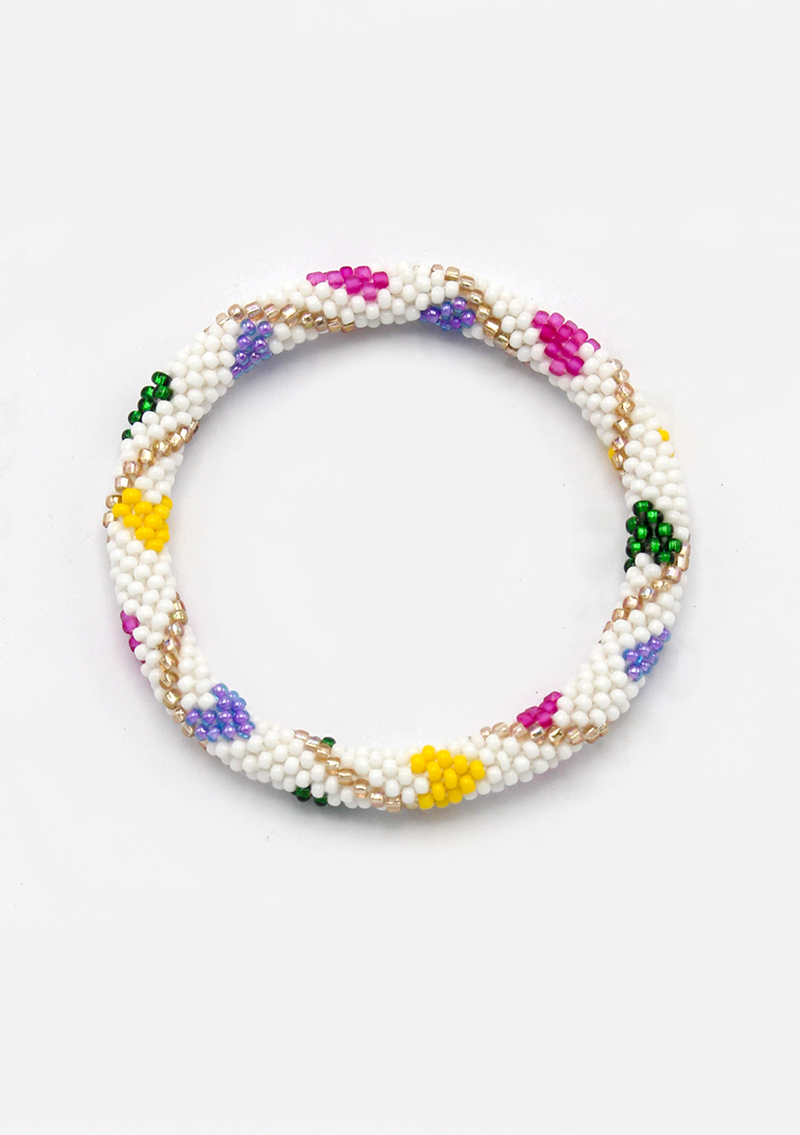 Roll on Beads Alasaka White Bracelet - NEW BATCH