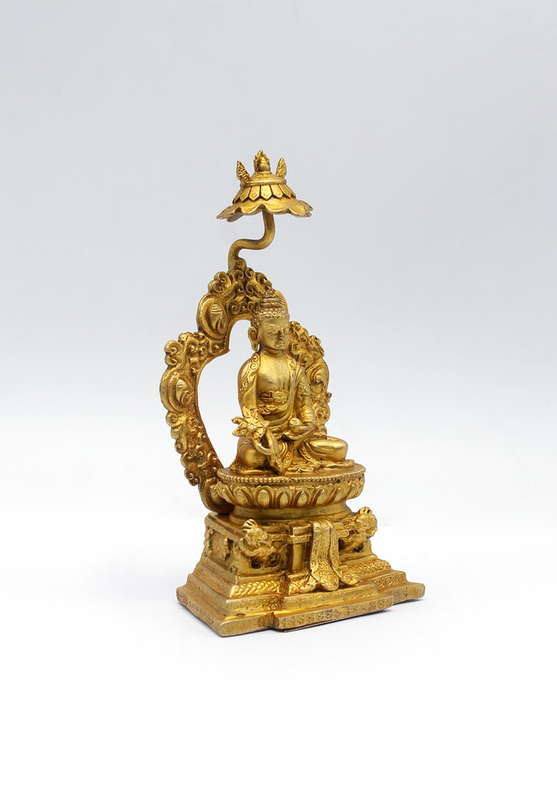 Fully Gold Plated Medicine Buddha Statue