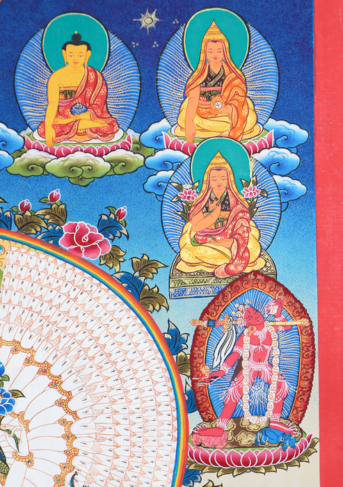 Thousand Arms Avalokiteshvara Thangka Painting