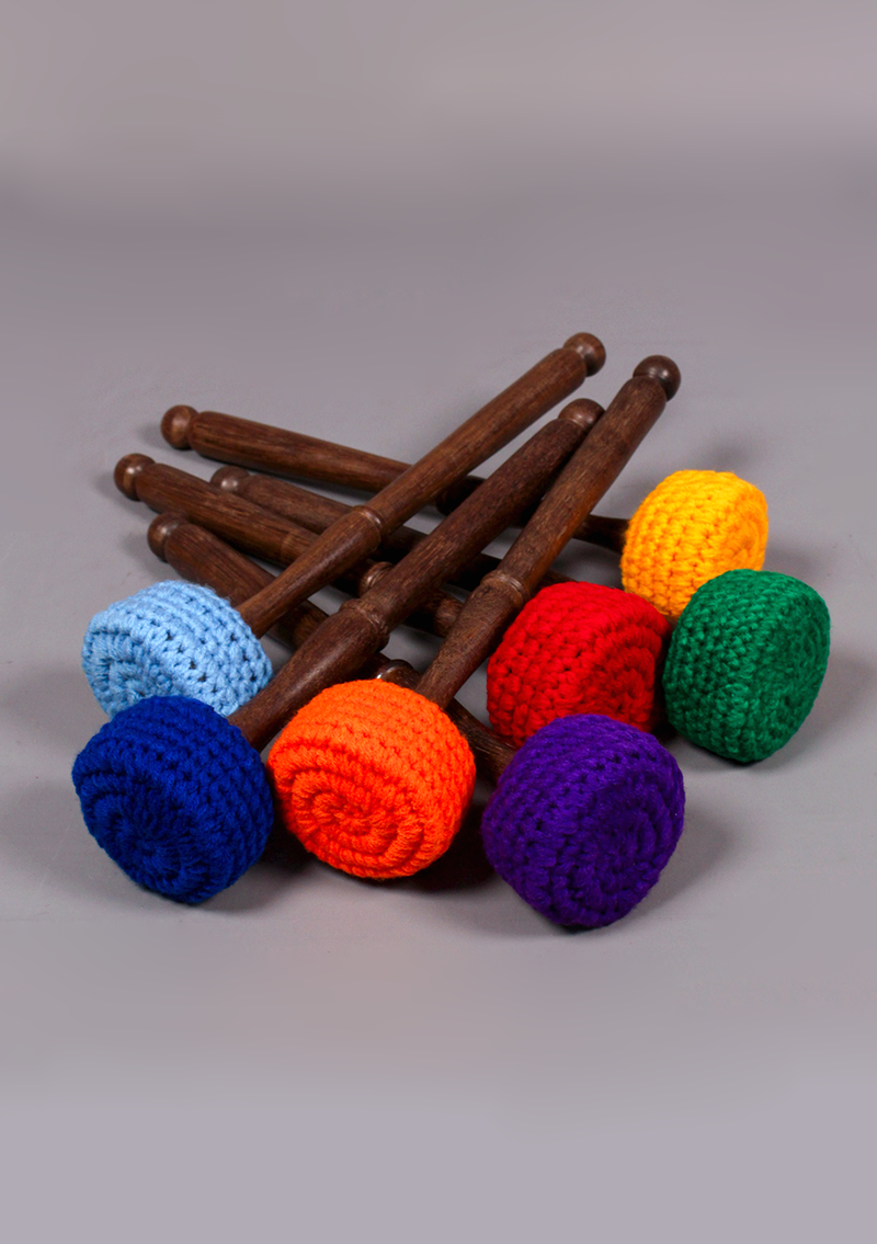 Crochet Drum Stick for Singing Bowl and Gong - Large
