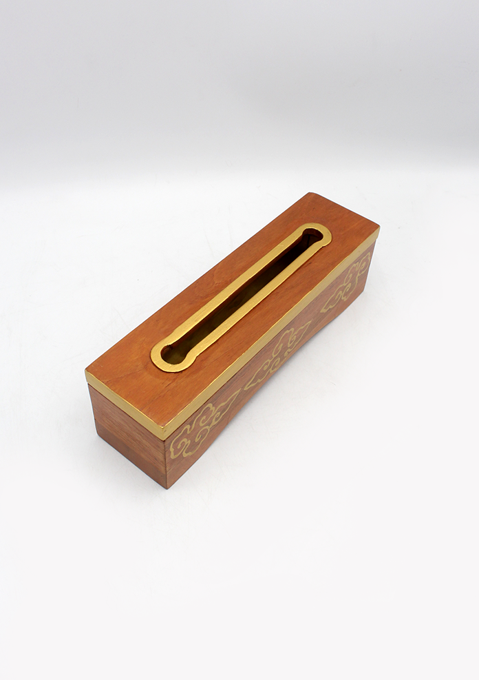 Handcrafted Natural Wooden Tibetan Incense Burner