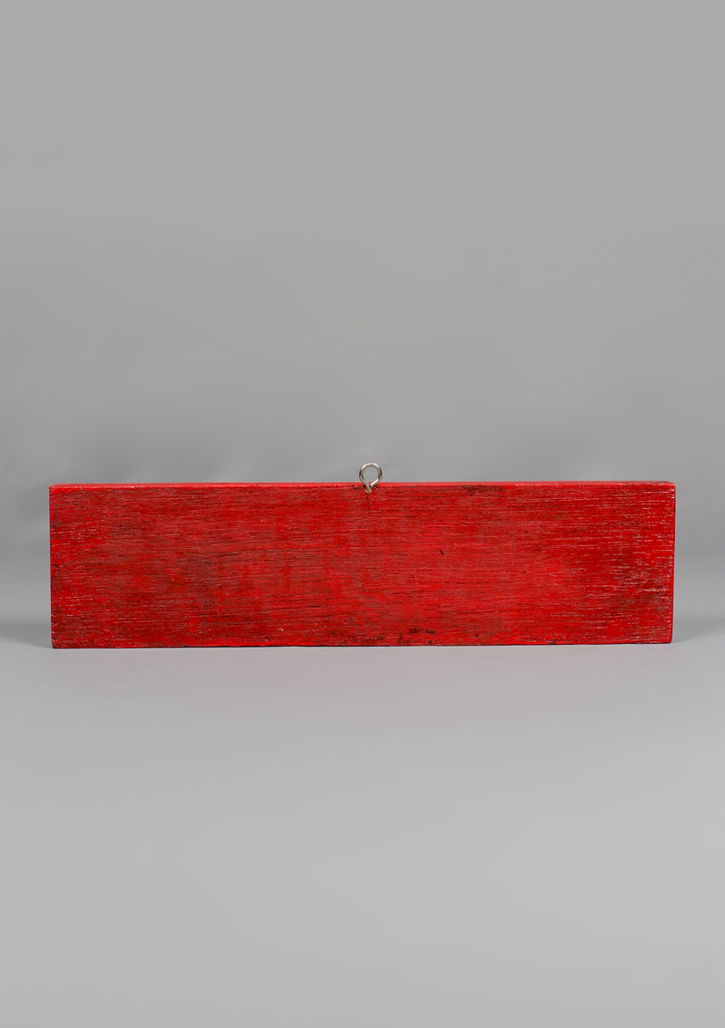 Wooden PANCHA BUDDHA Door Hanging Plaque