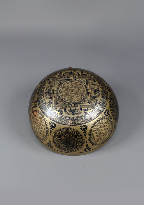 White Tara  Thangka Painting Singing Bowl E Note Purple