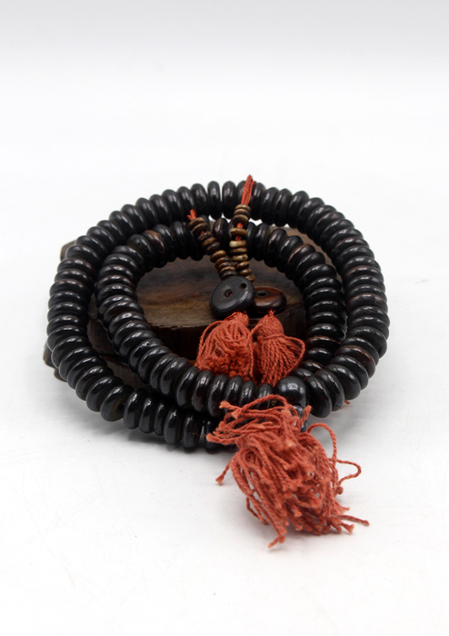 Disc Shaped Tibetan Prayer Malas Beads