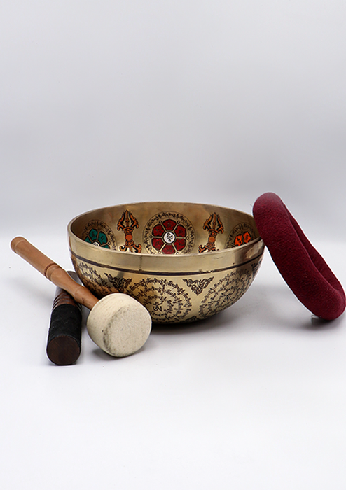 Chenrezig  HandPainted  Tibetan Singing Bowl