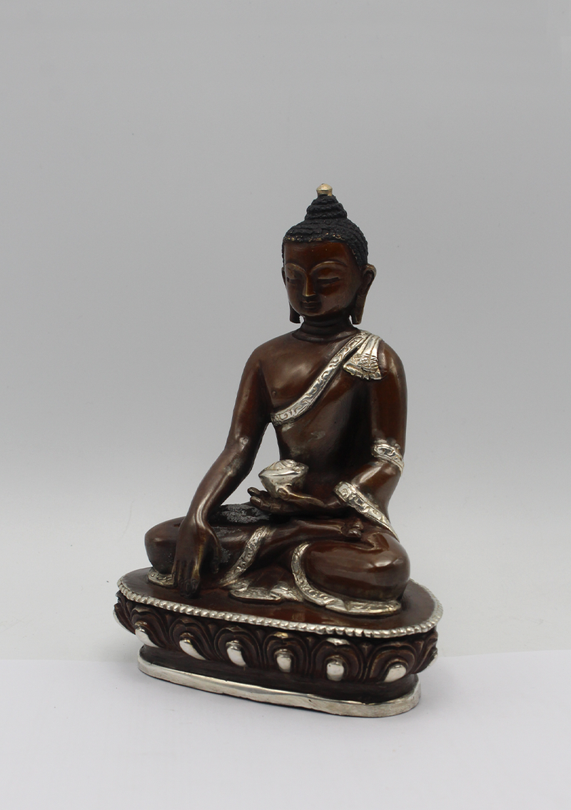 Copper Shakyamuni Buddha Statue 5" H