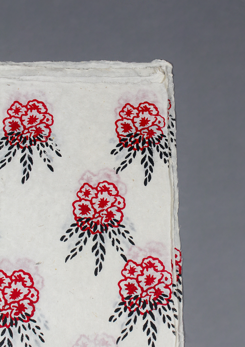 Rhododendron Printed Lokta Paper Gift Wrap