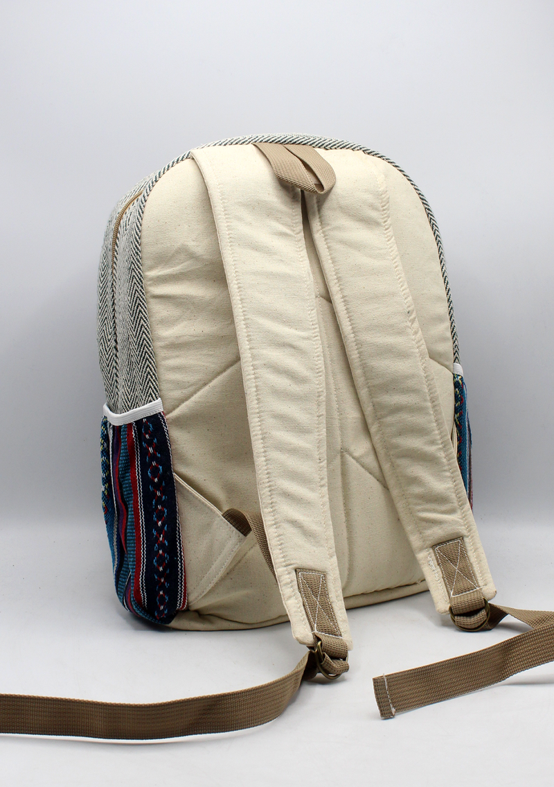 Rainbow Color Hemp Backpack