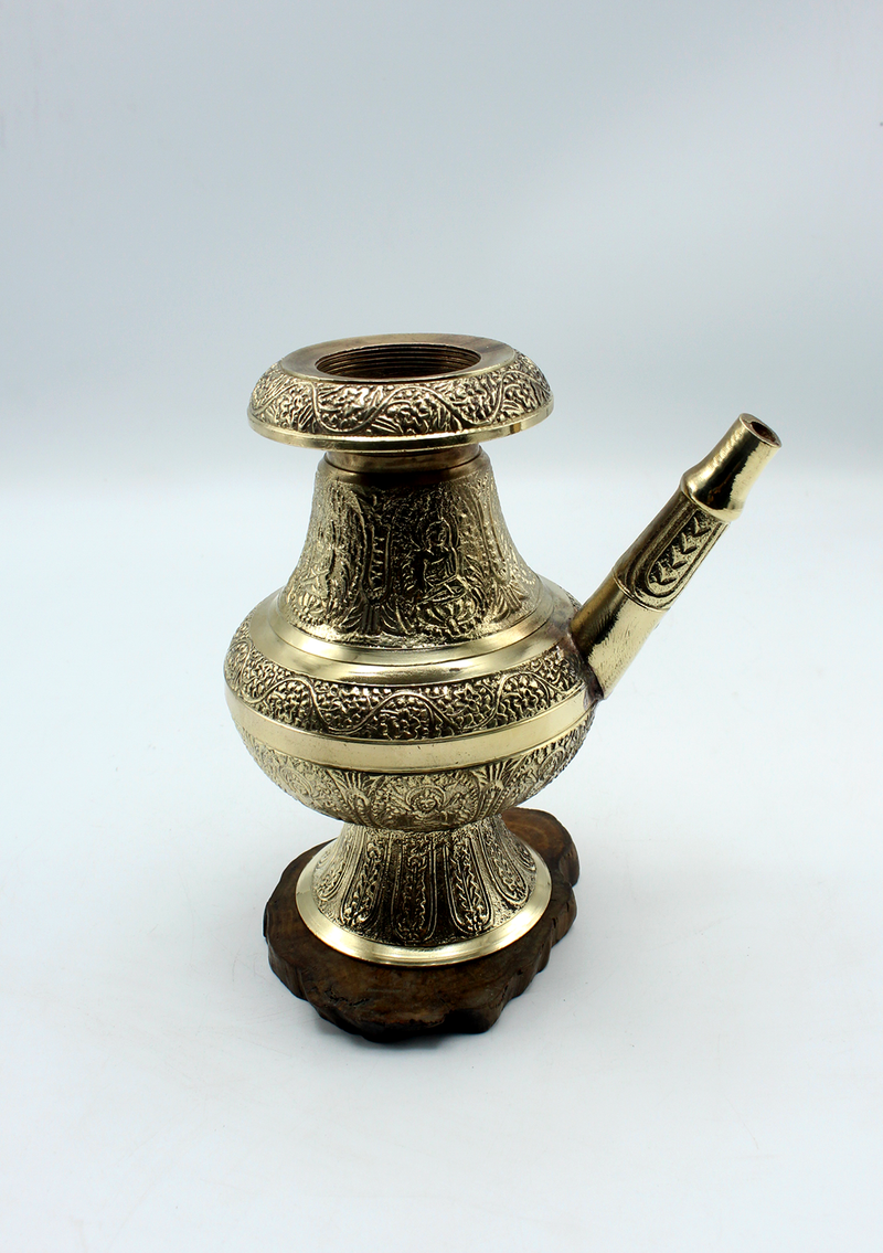 Newari Karuwa Brass Water Pot | Handcrafted Ritual Vessel from Nepal