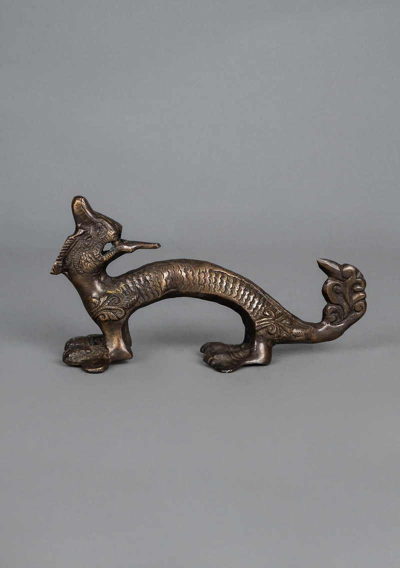Brass Dragon Traditional Door Handle
