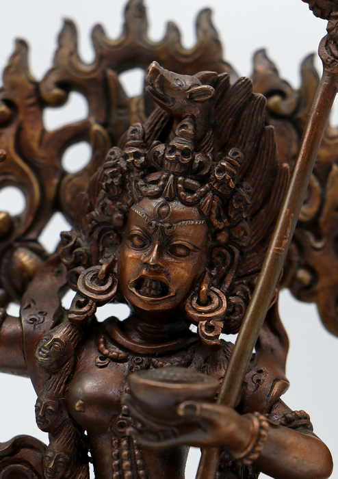 Masterpiece Dorje Phagmo Wrathful  Dakini Statue 8"H