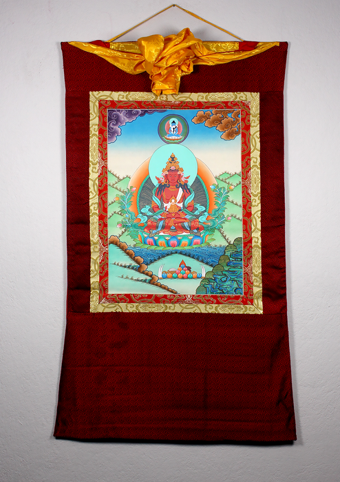 Aparmita Brocade Thangka Painting