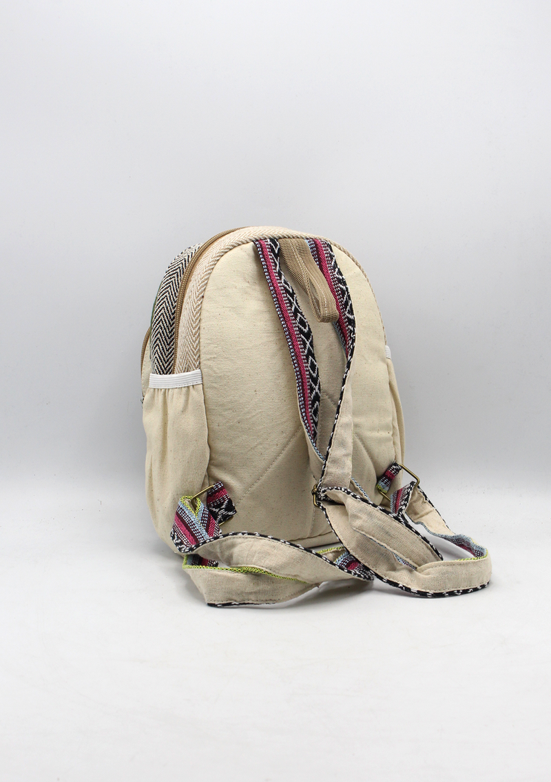 Green  Gher Mixed Punte Hemp Bag
