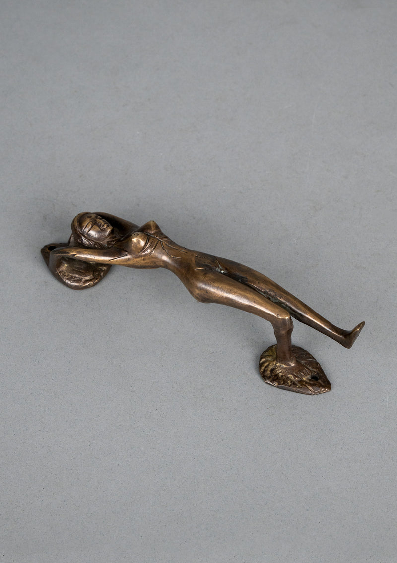 Brass Lady Door Handle
