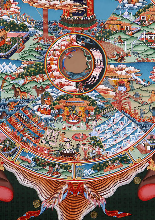 Wheel of Life Thangka Painting Masterarts