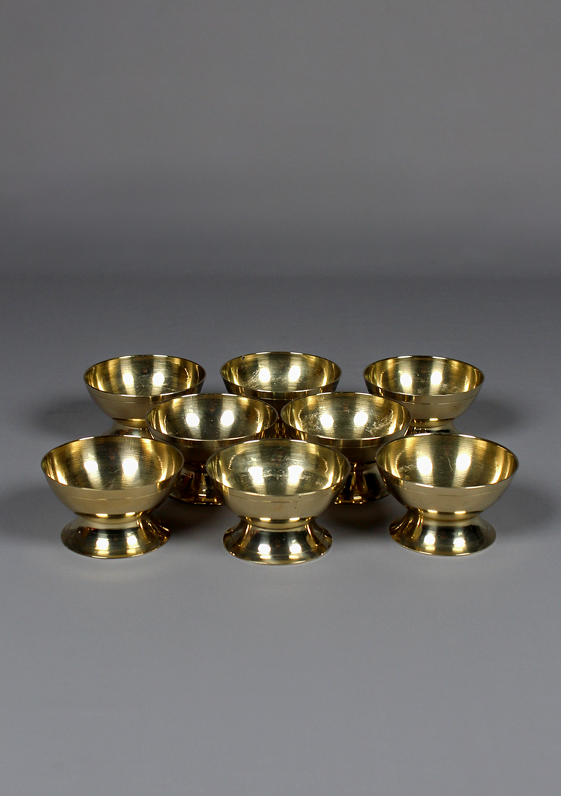 Newari Aila Khwola   Liquor Brass Cup  by Tamrakar family