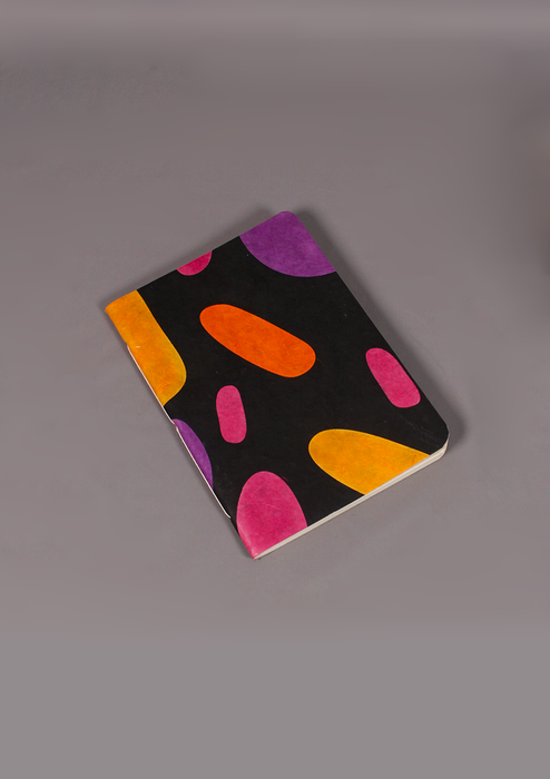 Geometric Circles Design Lokta Paper Journal