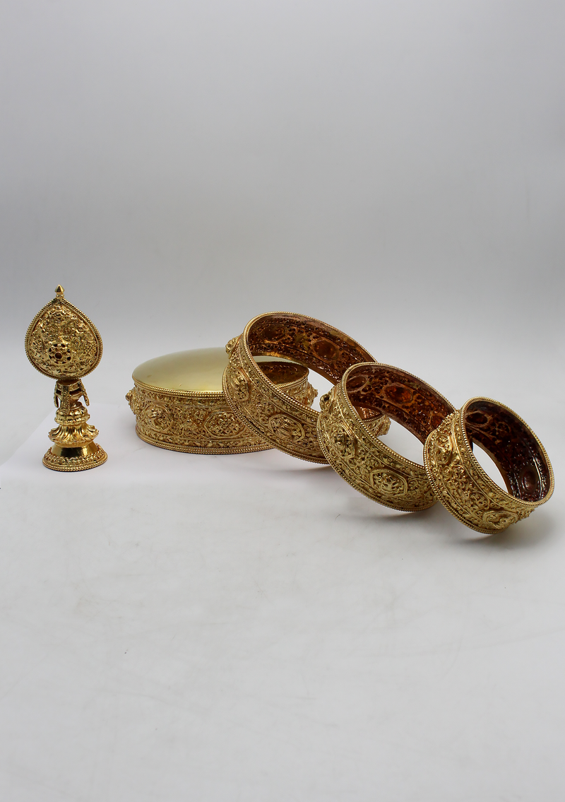 Fine Quality 24 K Gold Mandala Set