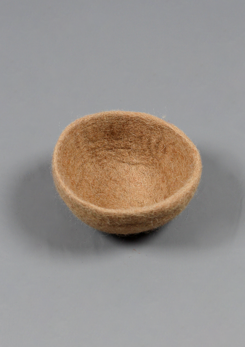 Handcrafted Mixed Color Nepal Felt Bowls 4"