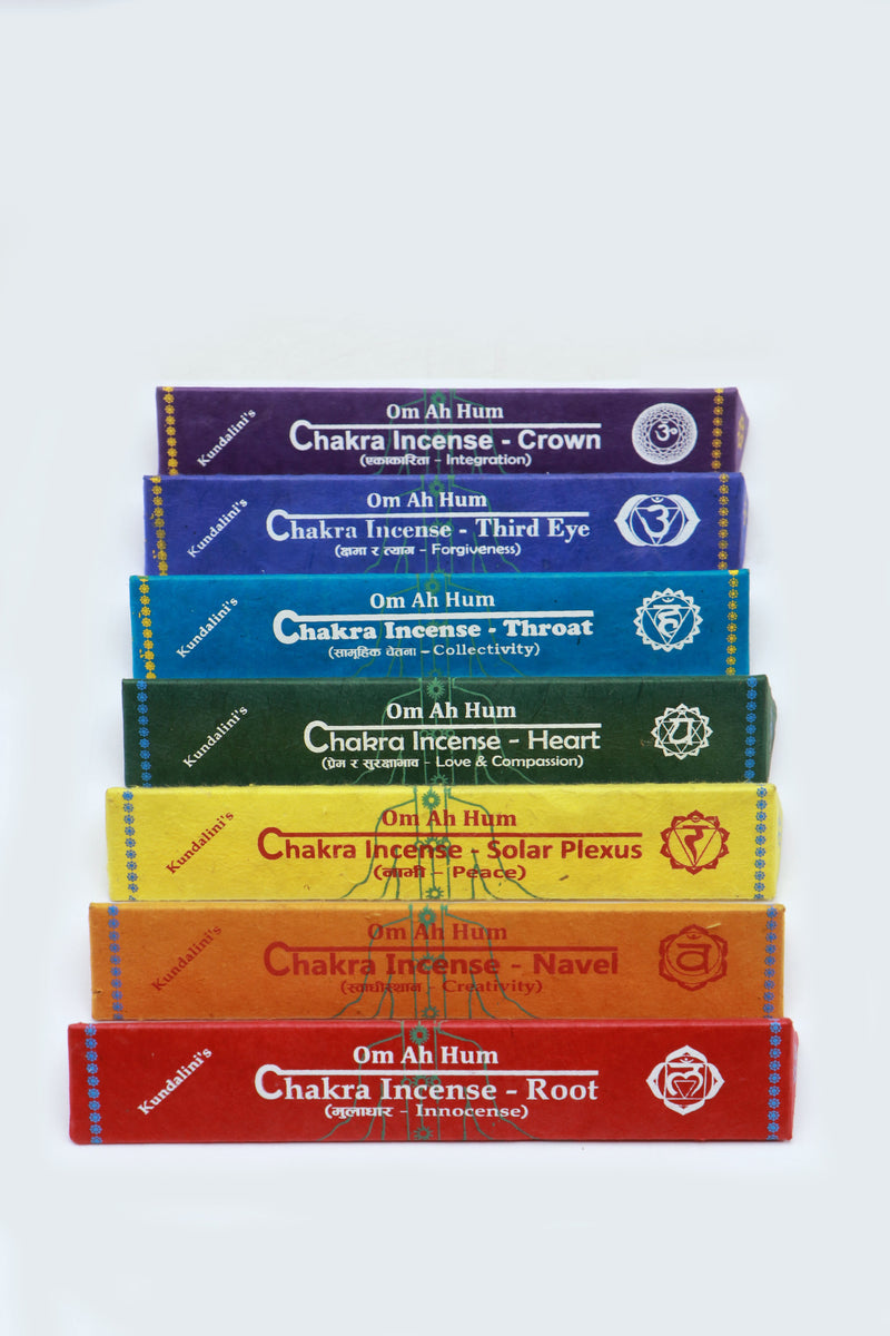 Tibetan Seven Chakra Incense Sticks