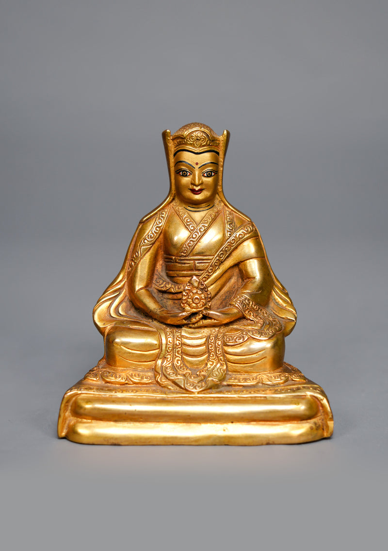 24K Gold-Plated Kagyu Lineage Masters Statue Collection