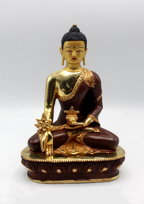 Gold Plated Medicine Buddha Statue