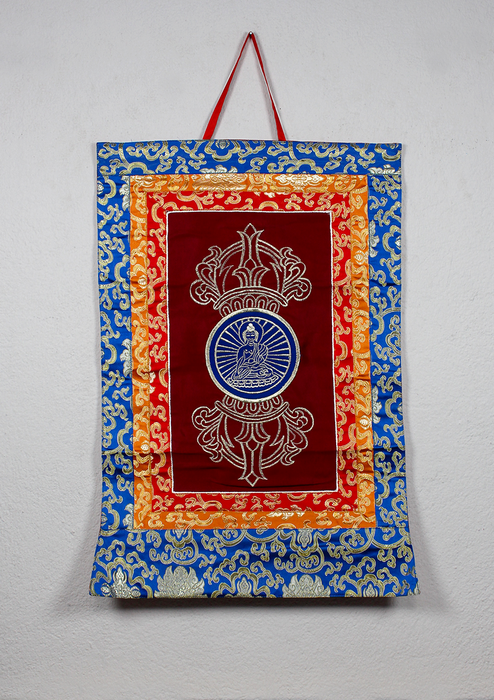 Dorjee Buddha Brocade Wall Hanging